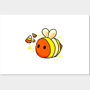 Candy Corn Bee Posters and Art